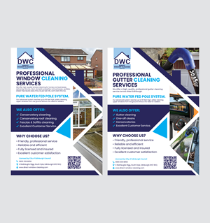 Flyer Design by Maxo-Biz for Direct Window Cleaning | Design: #35256287