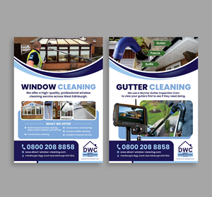Flyer Design by Dzhafir for Direct Window Cleaning | Design: #35262004