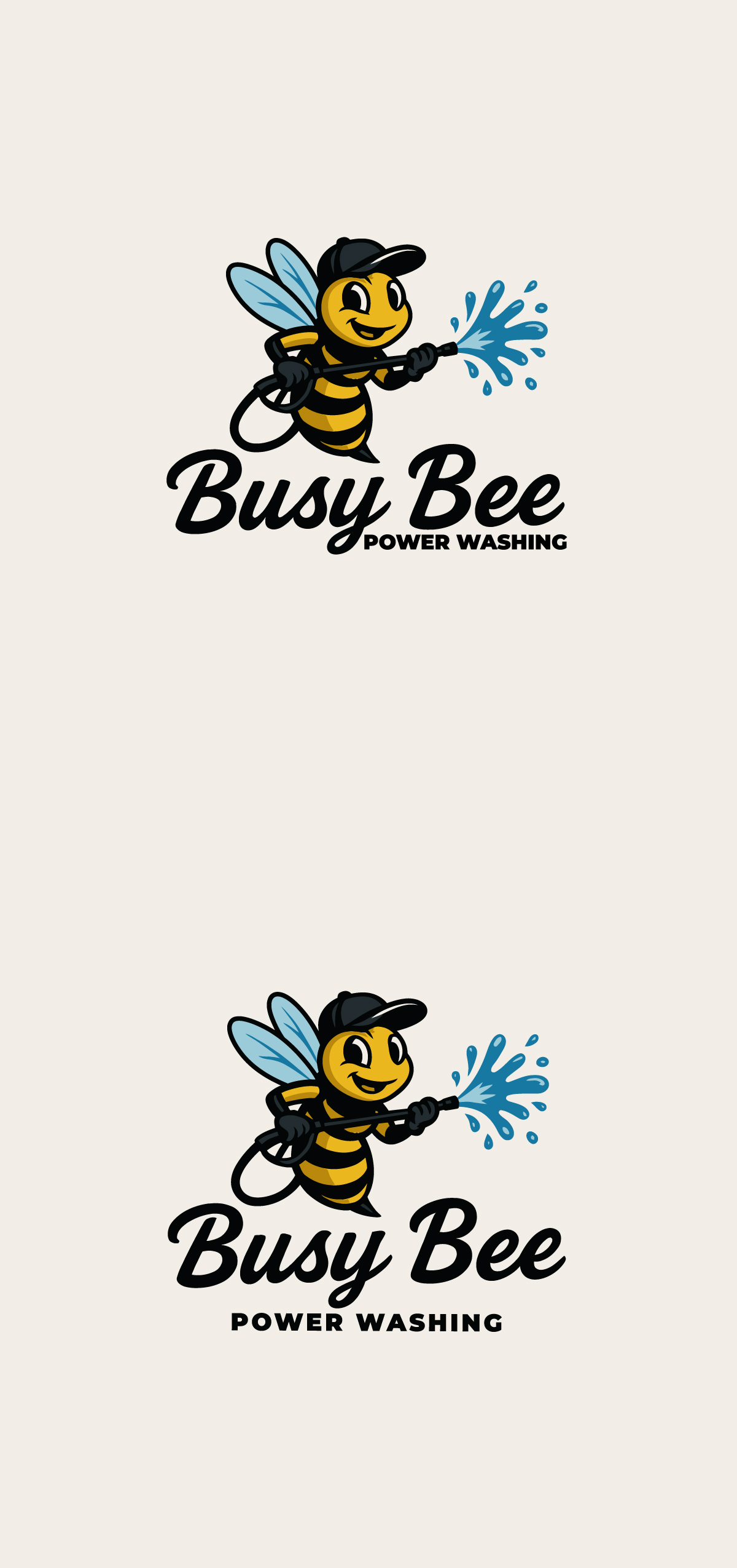 Logo Design by Designzz. for Busy Bee Power Washing | Design #35260536