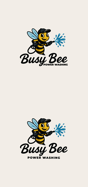 Logo Design by Designzz. for Busy Bee Power Washing | Design: #35260536