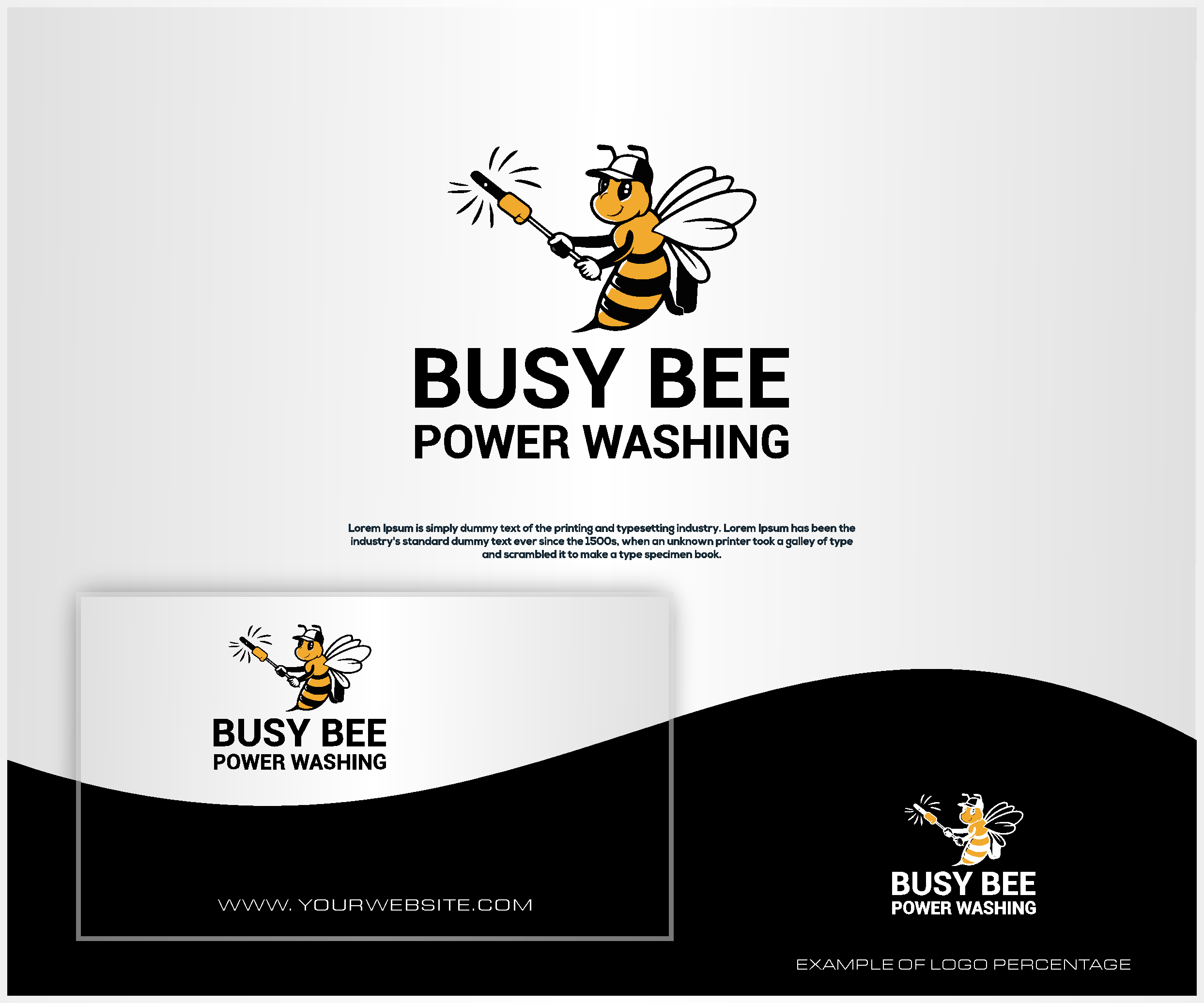 Design de Logo par manggawkwk pour Busy Bee Power Washing | Design #35252688