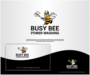 Logo Design by manggawkwk for Busy Bee Power Washing | Design: #35252688