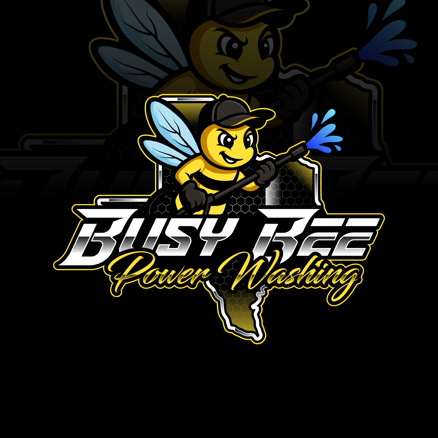 Logo Design by Suvendu.S for Busy Bee Power Washing | Design #35269478