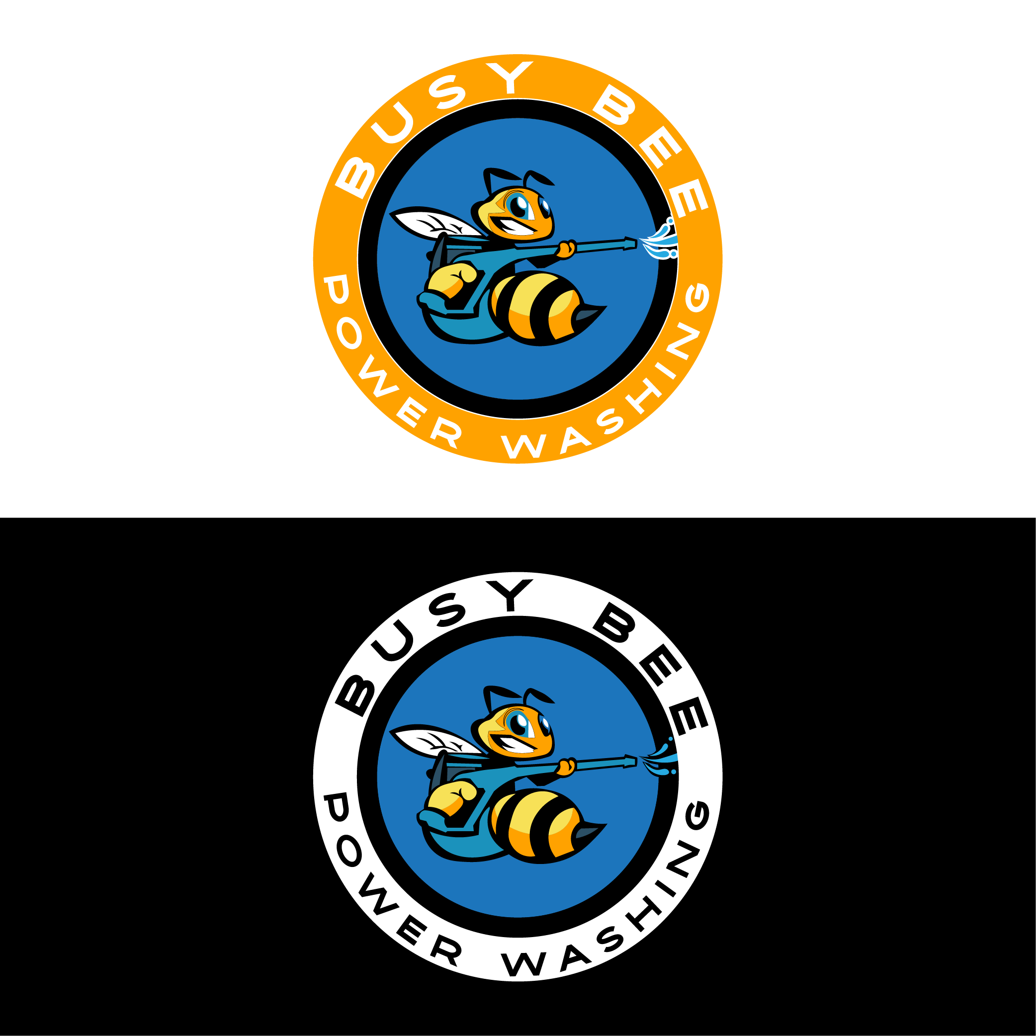 Logo Design by sengkuat for Busy Bee Power Washing | Design #35256536