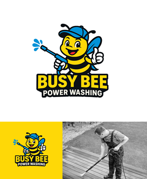 Diseño de Logo por apik. para Busy Bee Power Washing | Diseño: #35256998