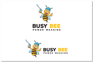 Logo Design by Hanzulla wahid for Busy Bee Power Washing | Design: #35267960