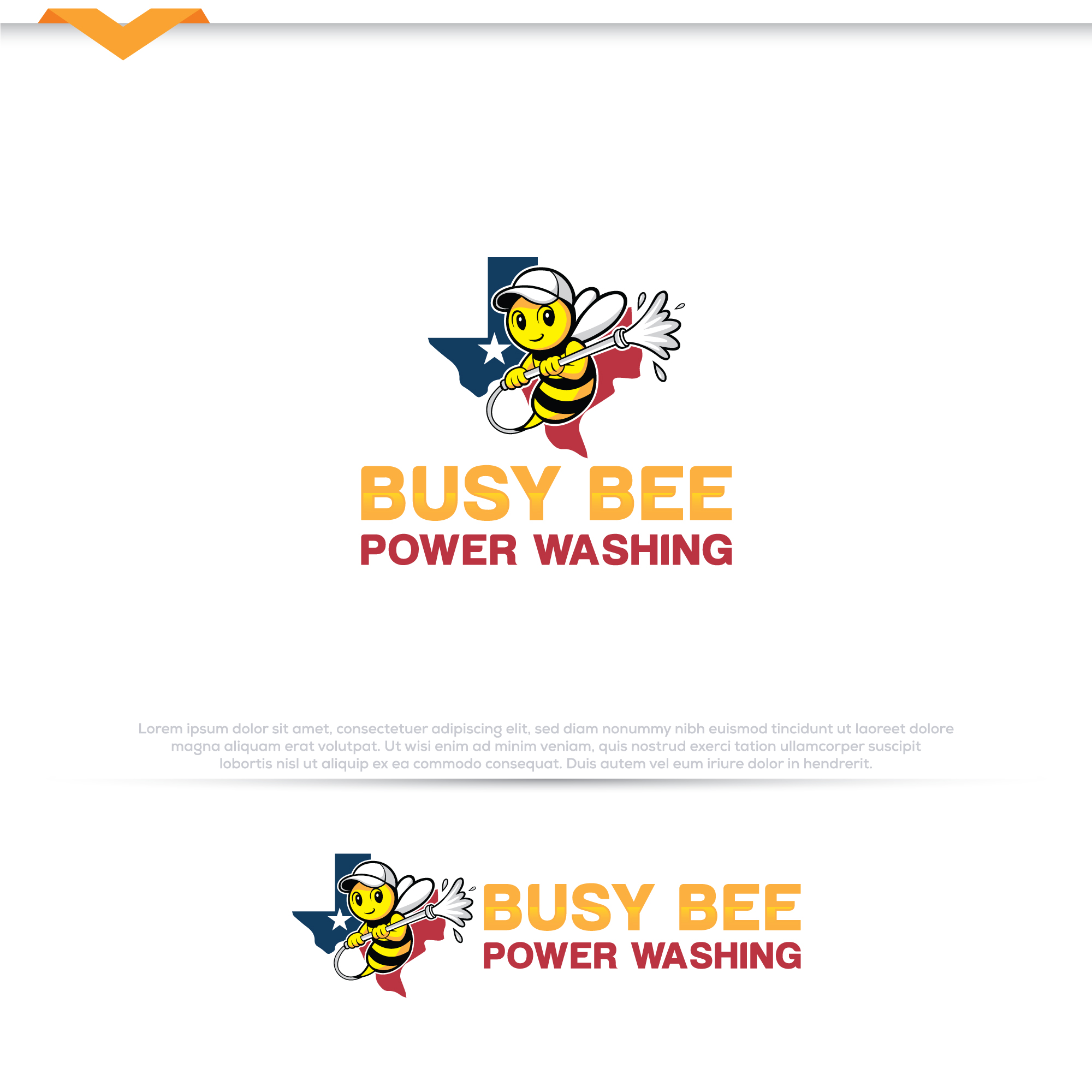 Logo Design by InkPilot_Studio™ for Busy Bee Power Washing | Design #35254146