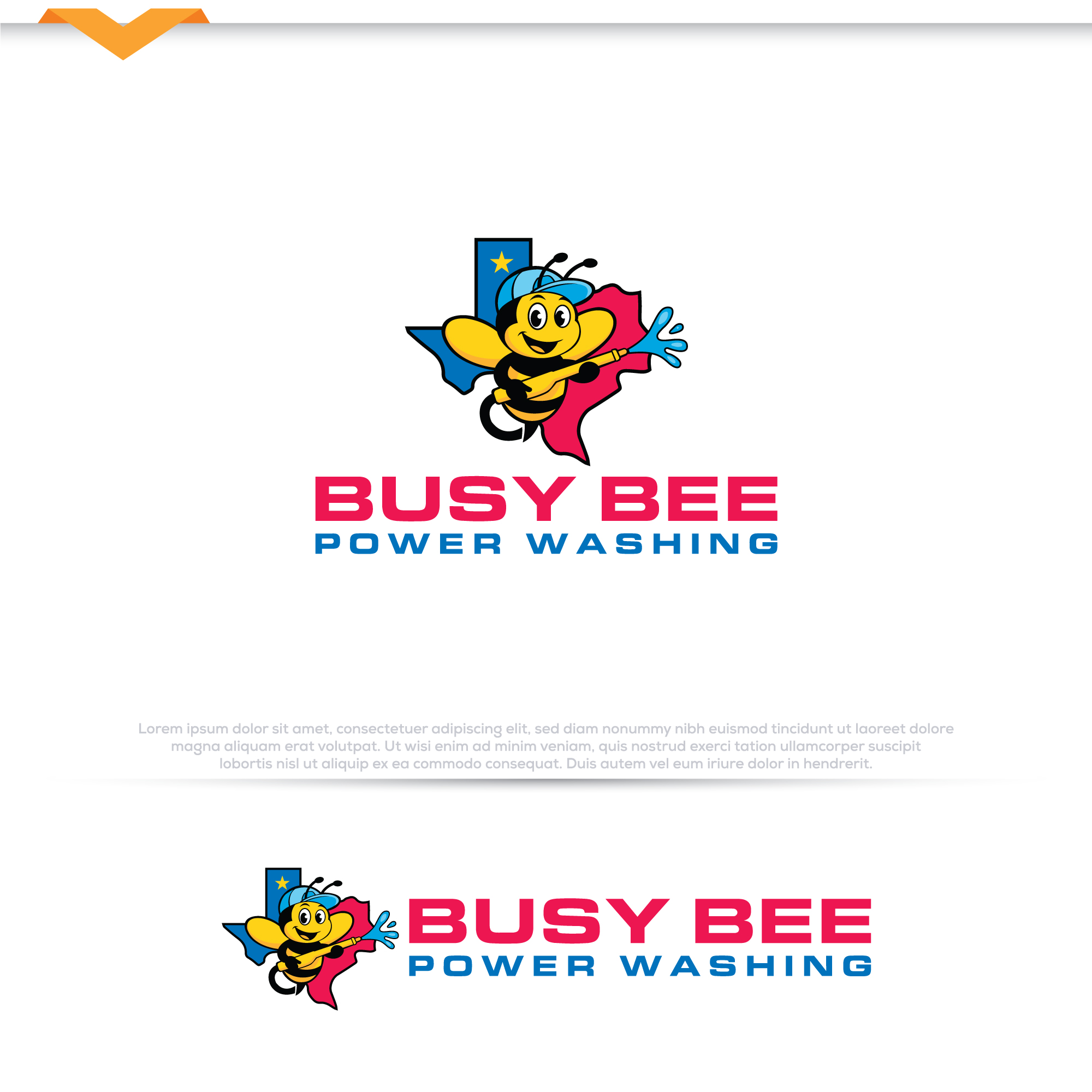 Logo Design by InkPilot_Studio™ for Busy Bee Power Washing | Design #35257255