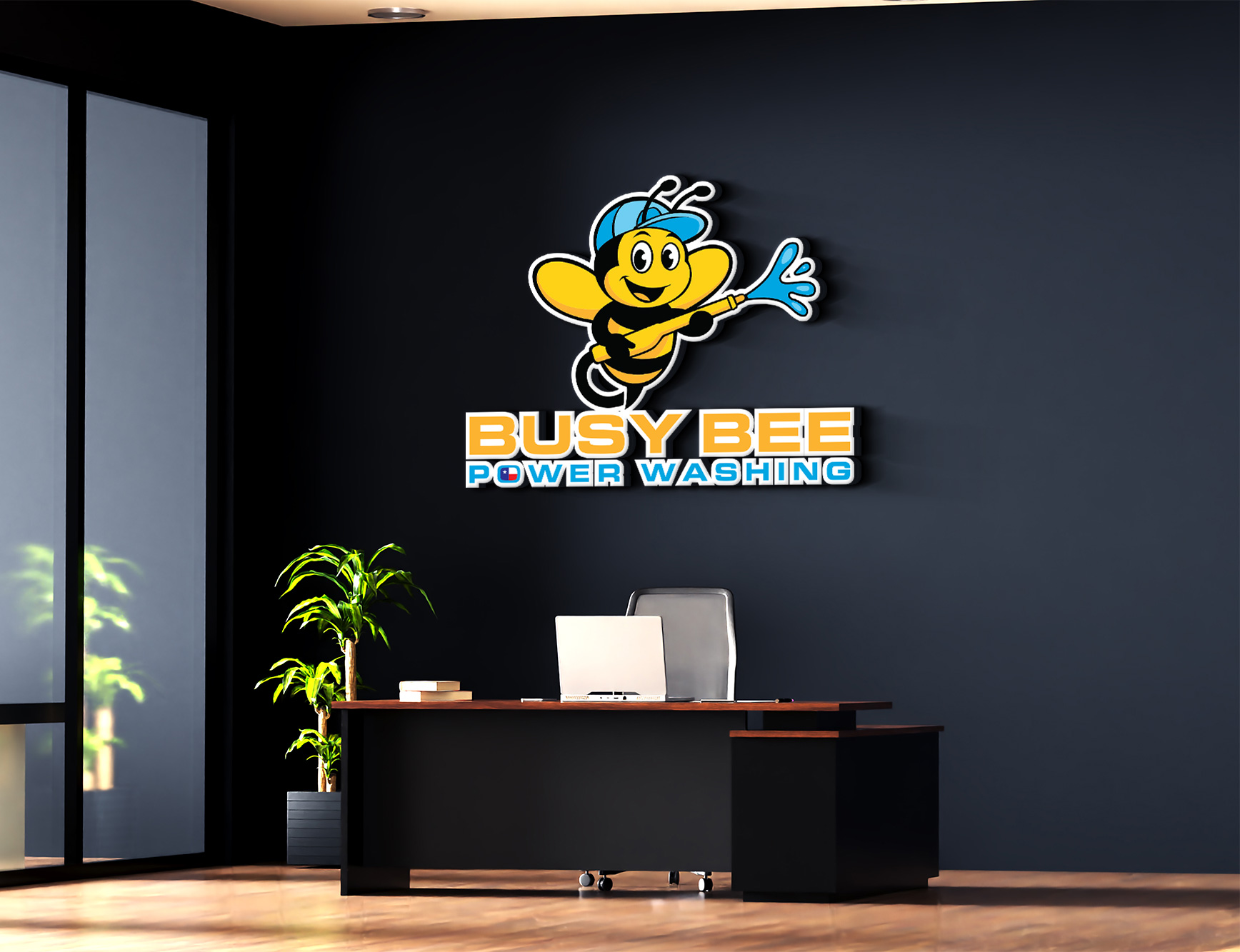 Logo Design by Pilot_DesignR™ for Busy Bee Power Washing | Design #35257263