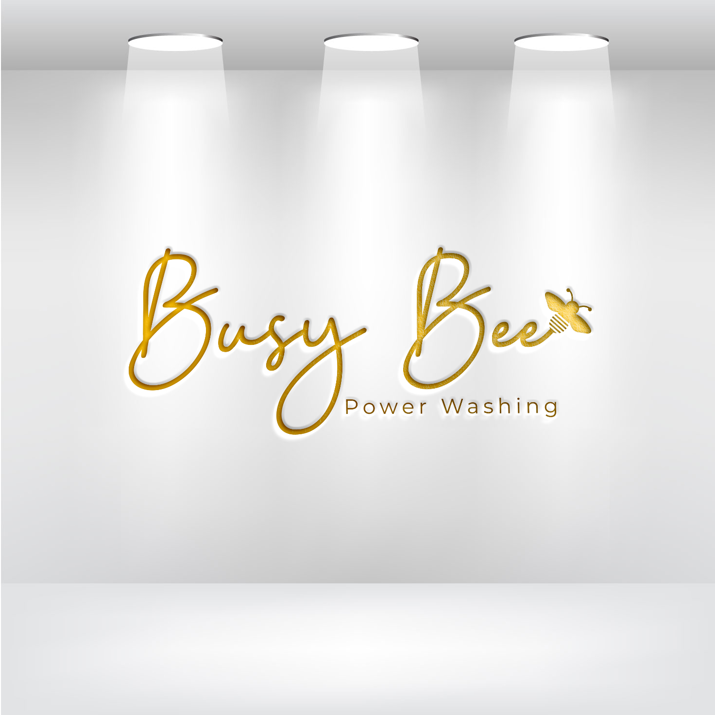 Logo Design by Designer-Sunji for Busy Bee Power Washing | Design #35256892