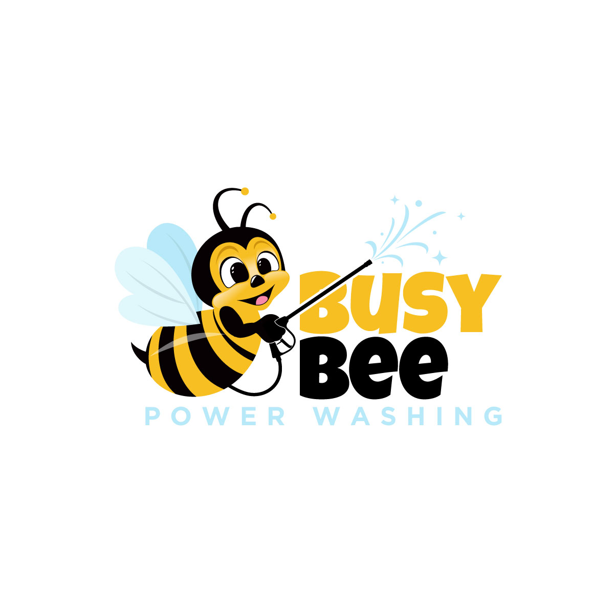 Logo Design by Alex Henry for Busy Bee Power Washing | Design #35253103