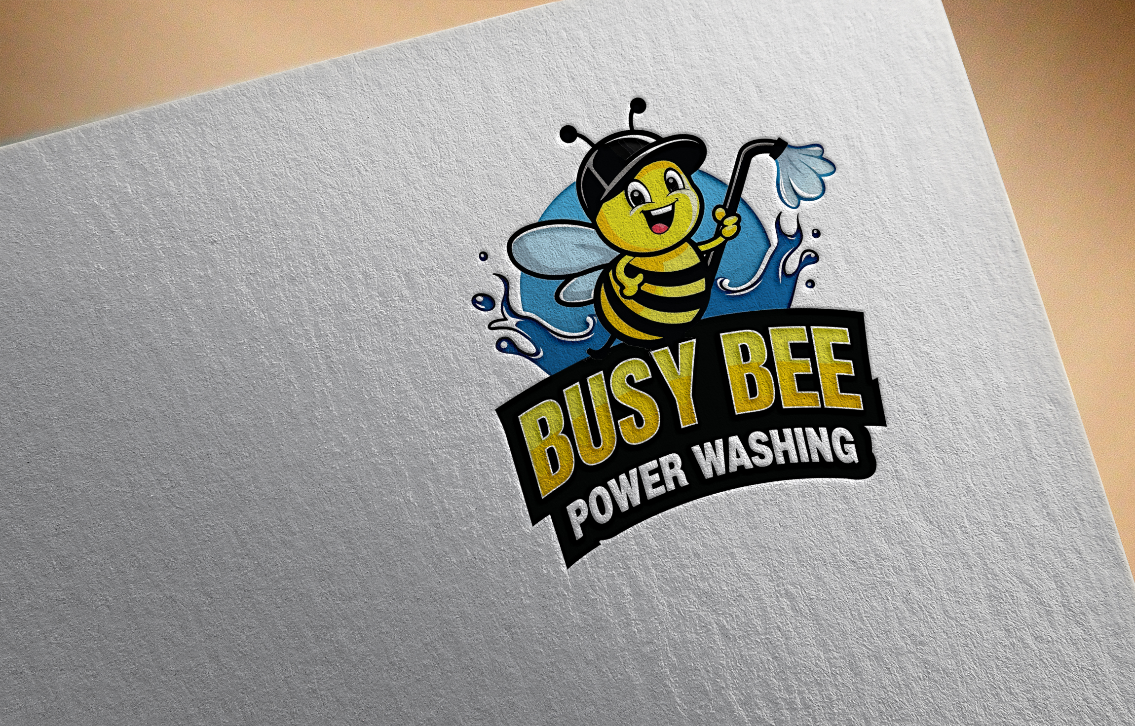 Logo-Design von bute für Busy Bee Power Washing | Design #35273334