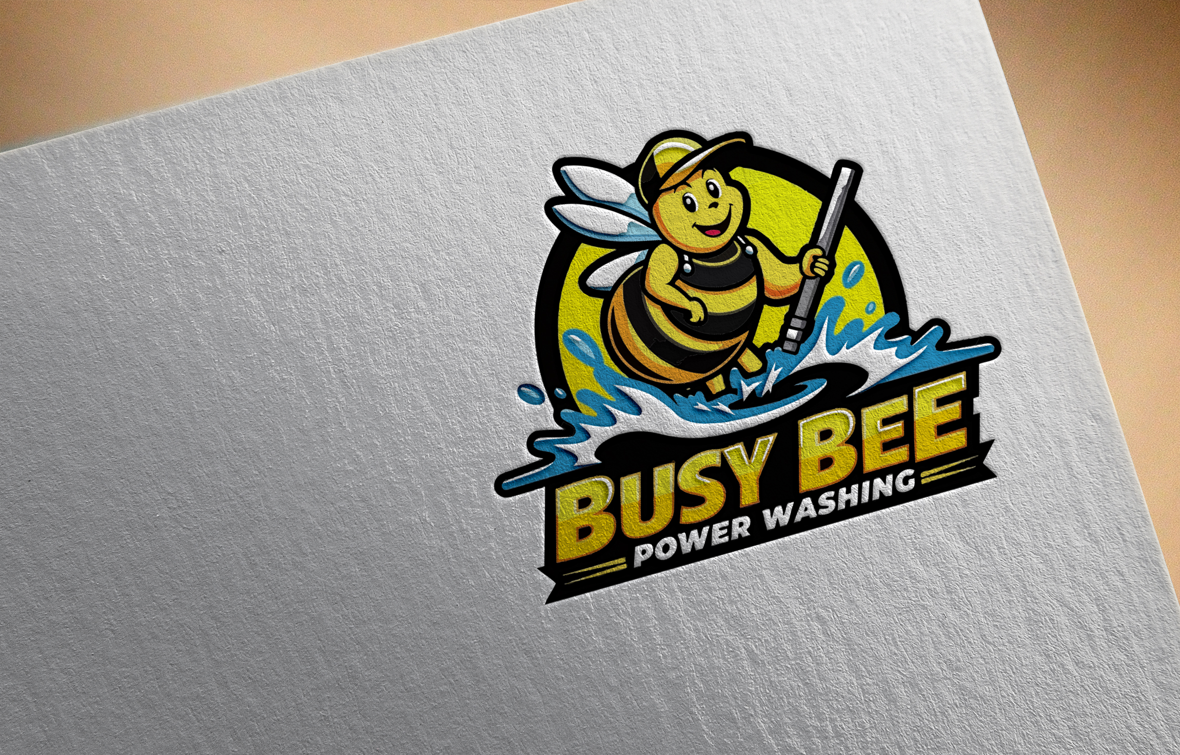 Logo Design by bute for Busy Bee Power Washing | Design #35273335