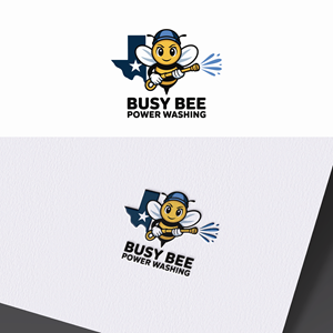 Logo Design by grafixbro for Busy Bee Power Washing | Design: #35264171