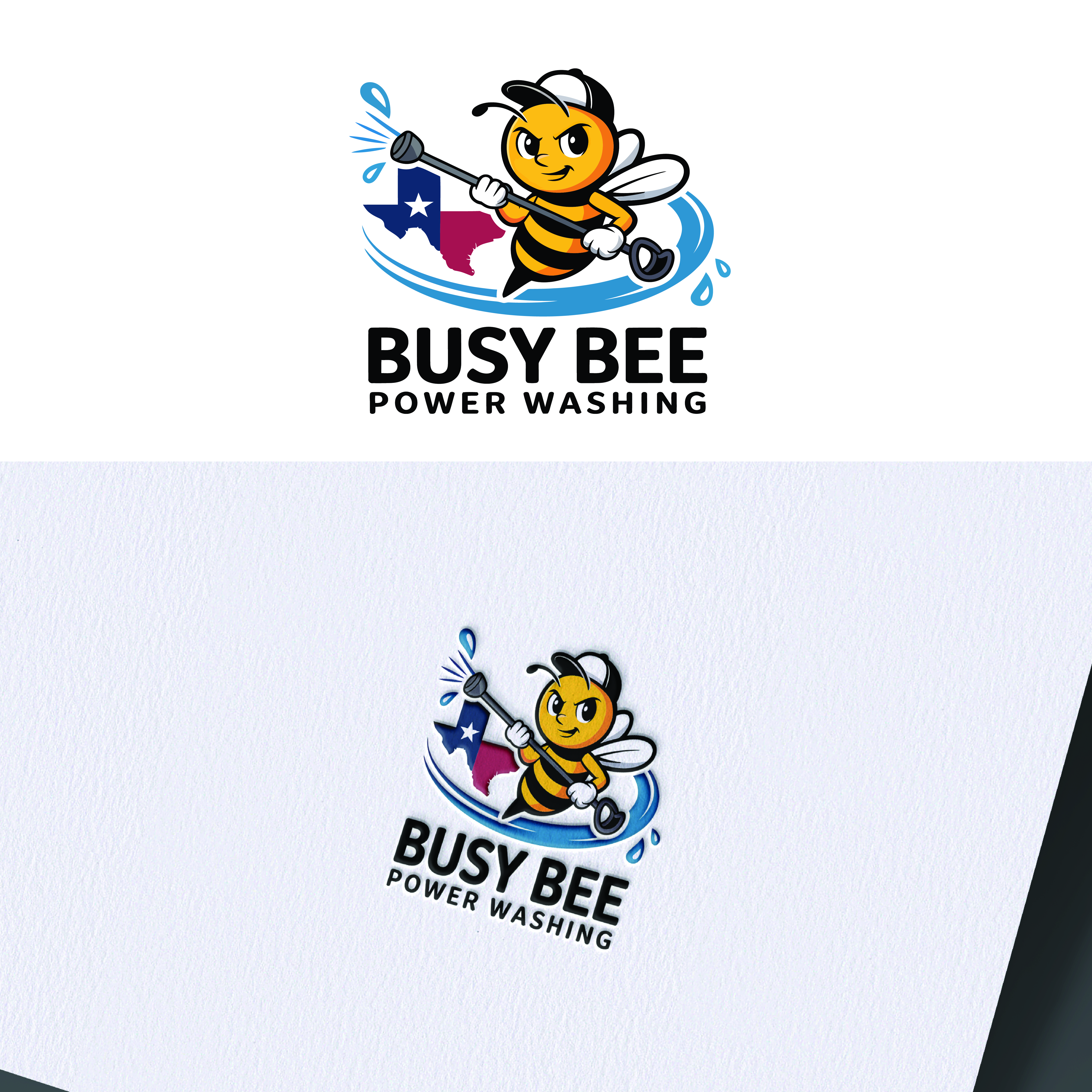 Logo Design by grafixbro for Busy Bee Power Washing | Design #35264172