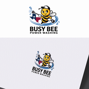 Logo Design by grafixbro for Busy Bee Power Washing | Design: #35264172