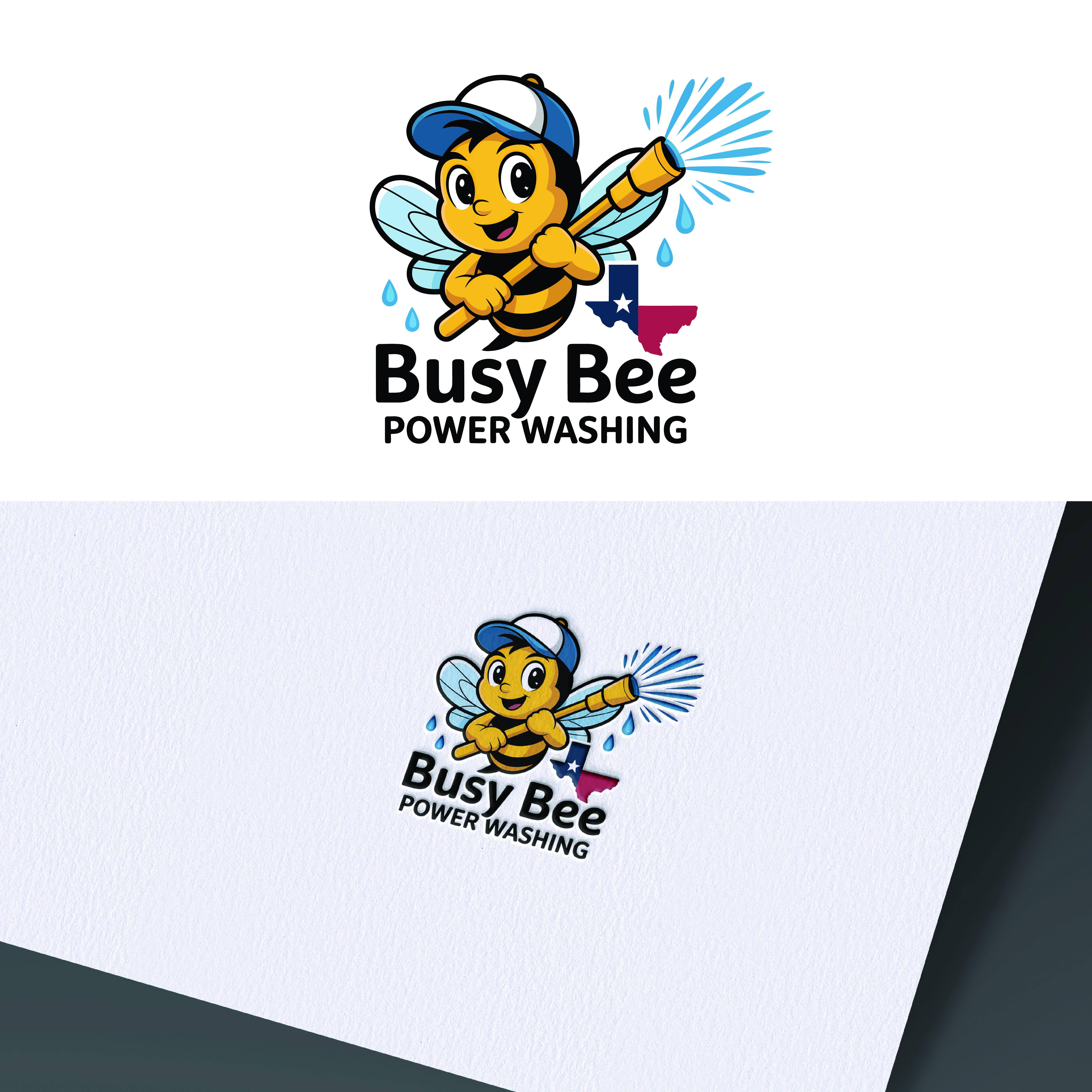 Logo Design by grafixbro for Busy Bee Power Washing | Design #35264173