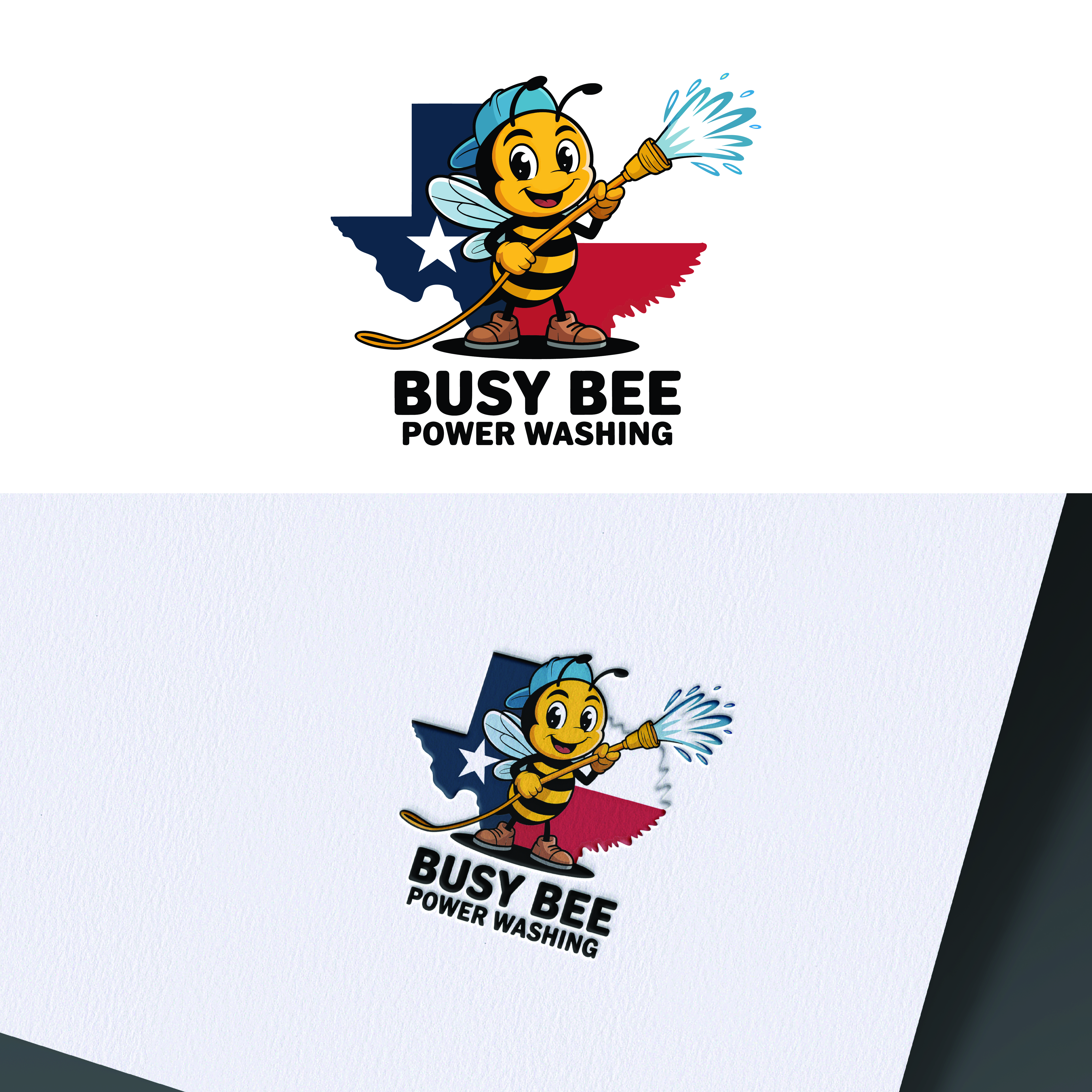Logo Design by grafixbro for Busy Bee Power Washing | Design #35264174