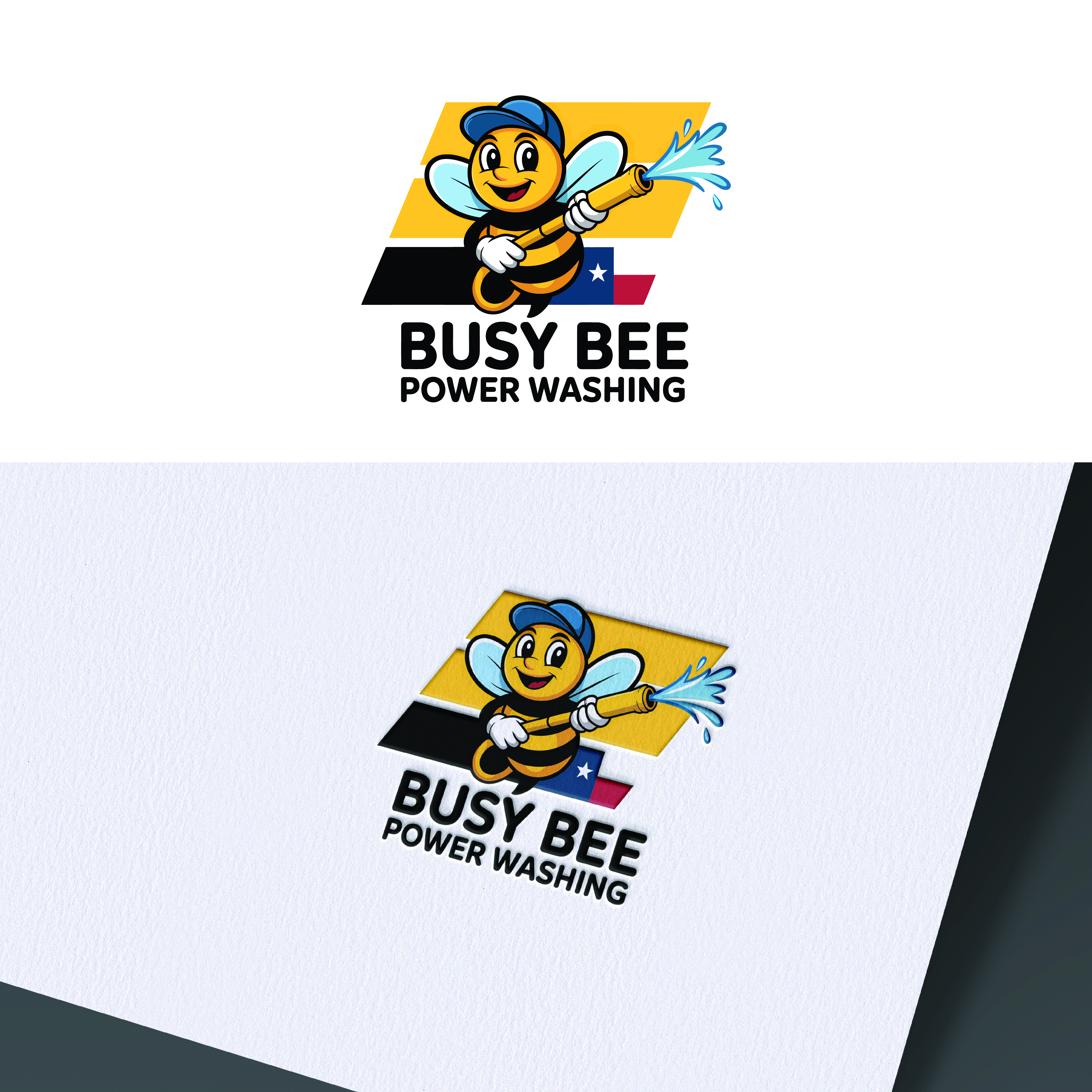Logo Design by grafixbro for Busy Bee Power Washing | Design #35264176