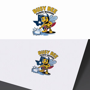 Logo Design by grafixbro for Busy Bee Power Washing | Design: #35264177