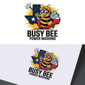 Logo Design by Grapixer for Busy Bee Power Washing | Design: #35261701