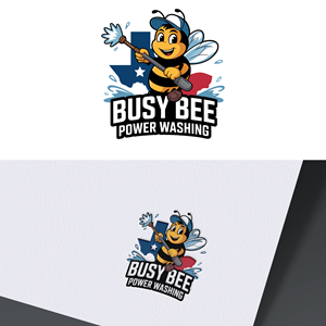 Logo Design by Grapixer for Busy Bee Power Washing | Design: #35261702