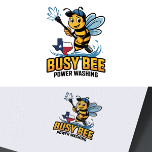 Logo Design by Grapixer for Busy Bee Power Washing | Design: #35261703
