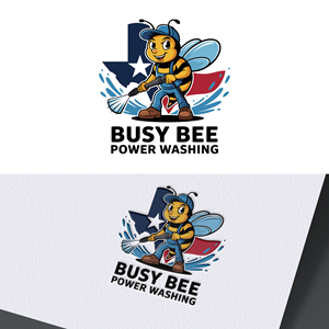 Logo Design by Grapixer for Busy Bee Power Washing | Design: #35261705