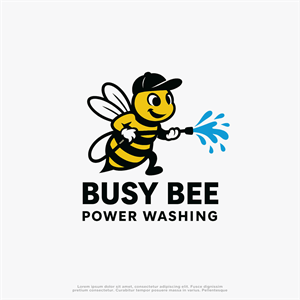 Diseño de Logo por win it para Busy Bee Power Washing | Diseño: #35252856