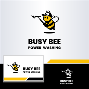 Logo Design by Turz Design for Busy Bee Power Washing | Design: #35257465