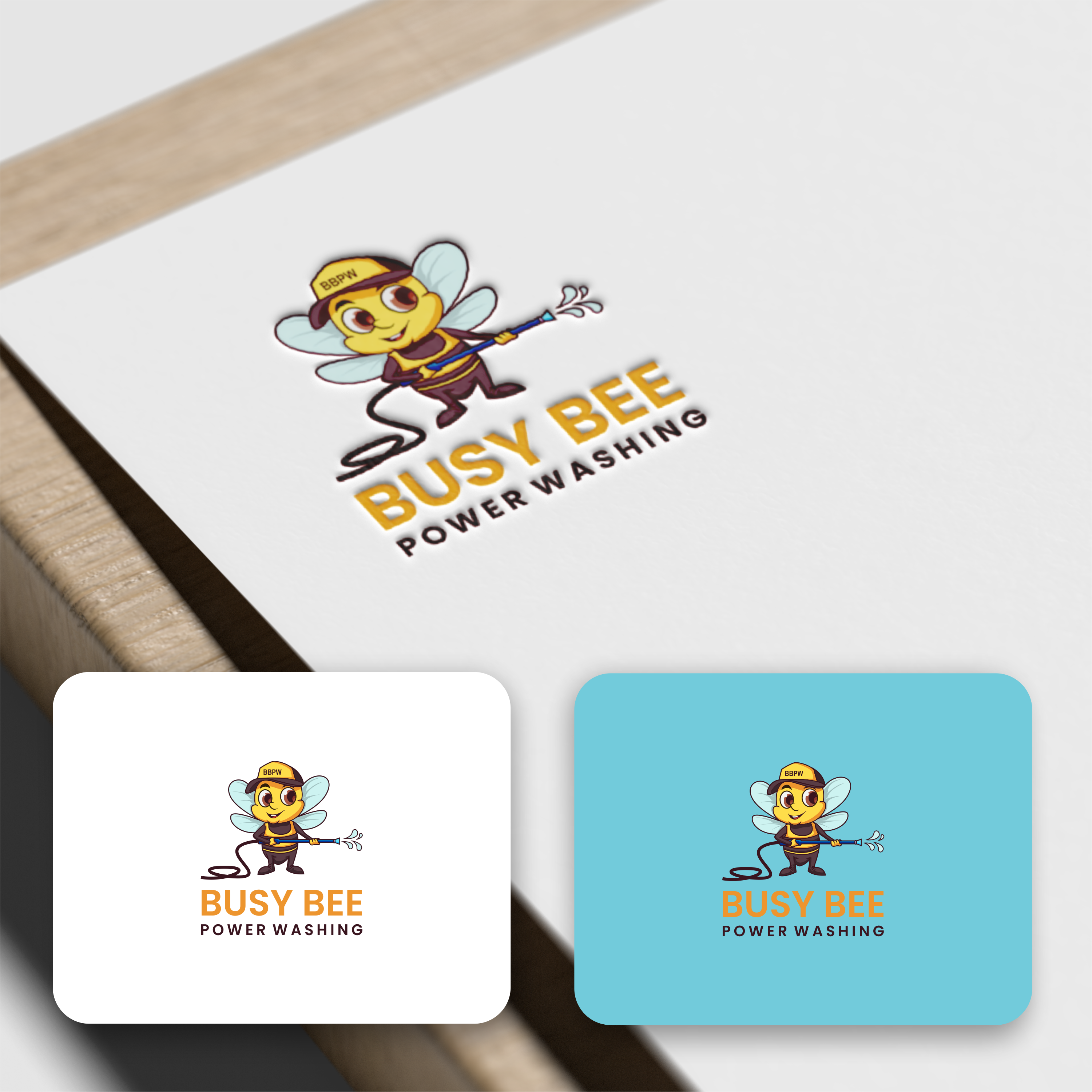 Diseño de Logo por Seblak_Studio para Busy Bee Power Washing | Diseño #35254503