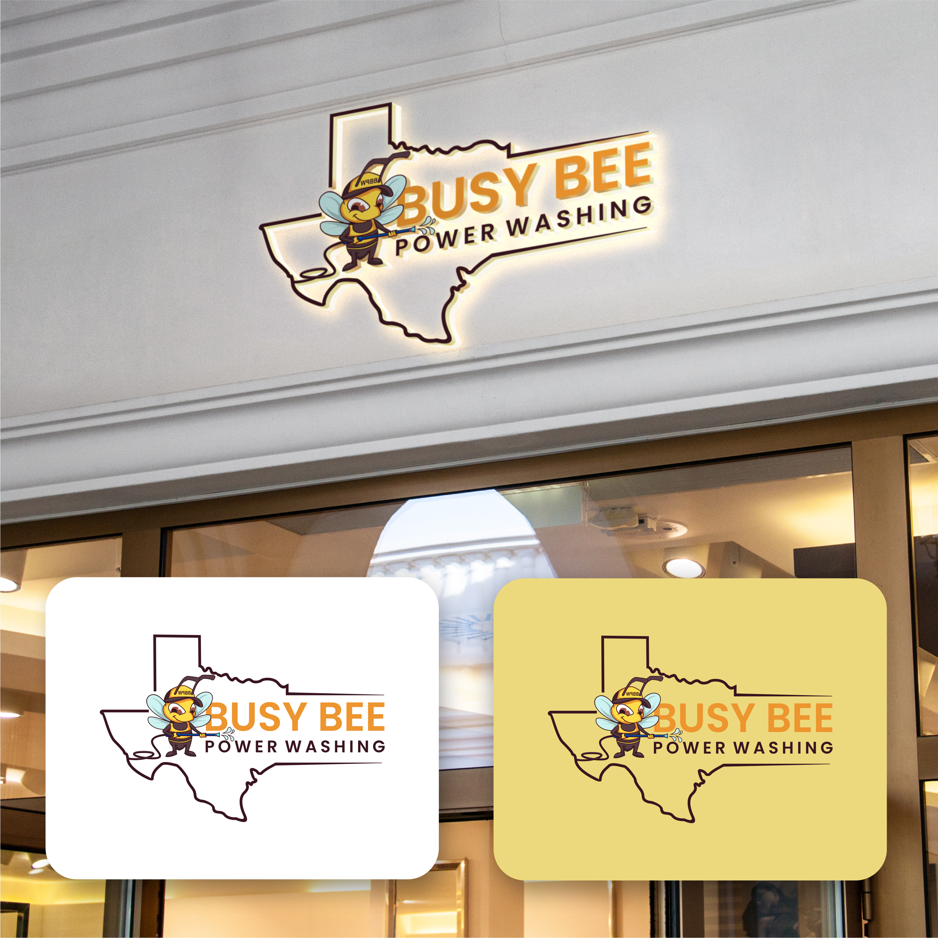 Diseño de Logo por Seblak_Studio para Busy Bee Power Washing | Diseño #35260877