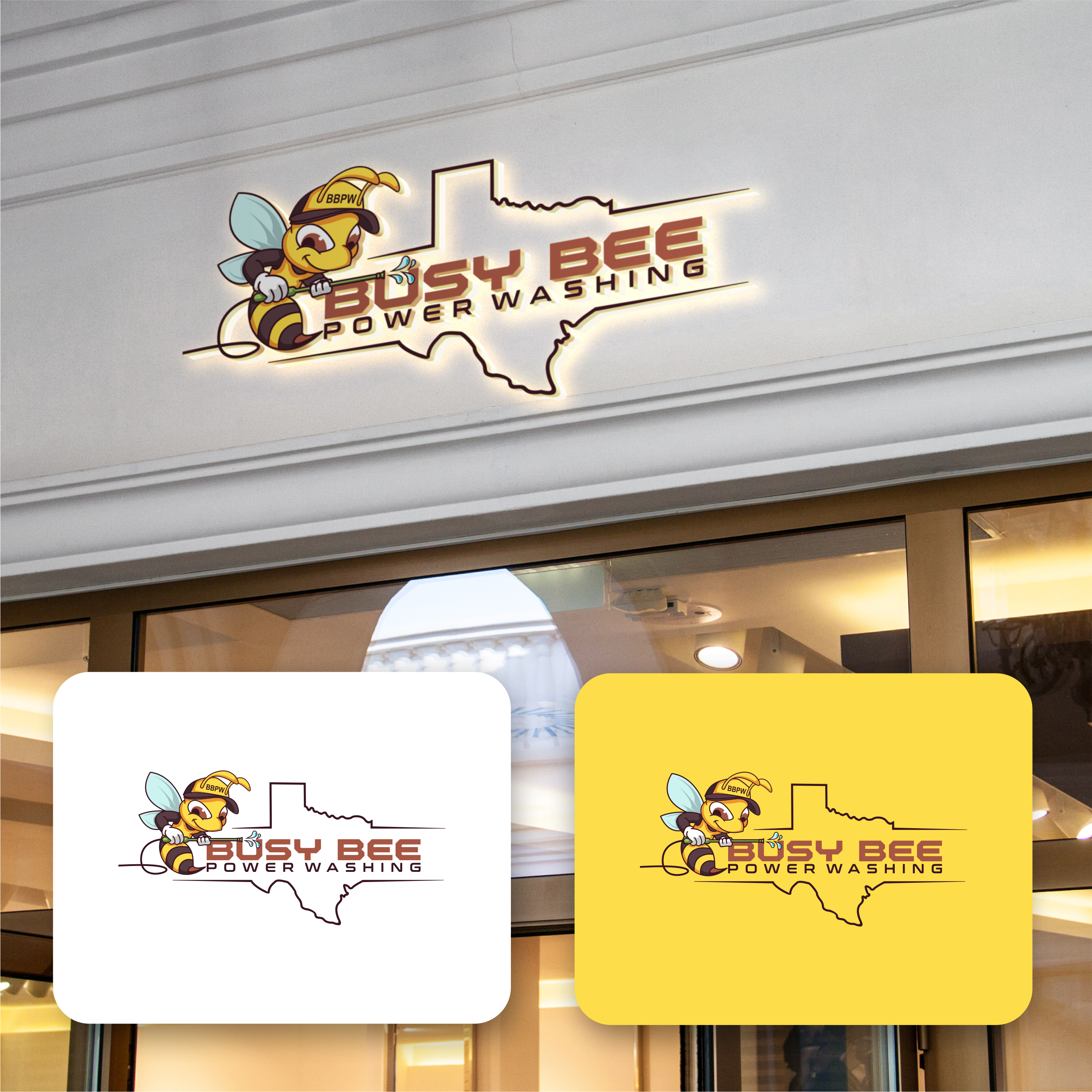 Diseño de Logo por Seblak_Studio para Busy Bee Power Washing | Diseño #35261212