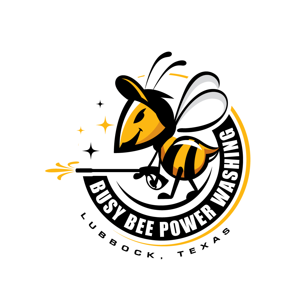Logo Design by Dhimant Maloo for Busy Bee Power Washing | Design #35256885