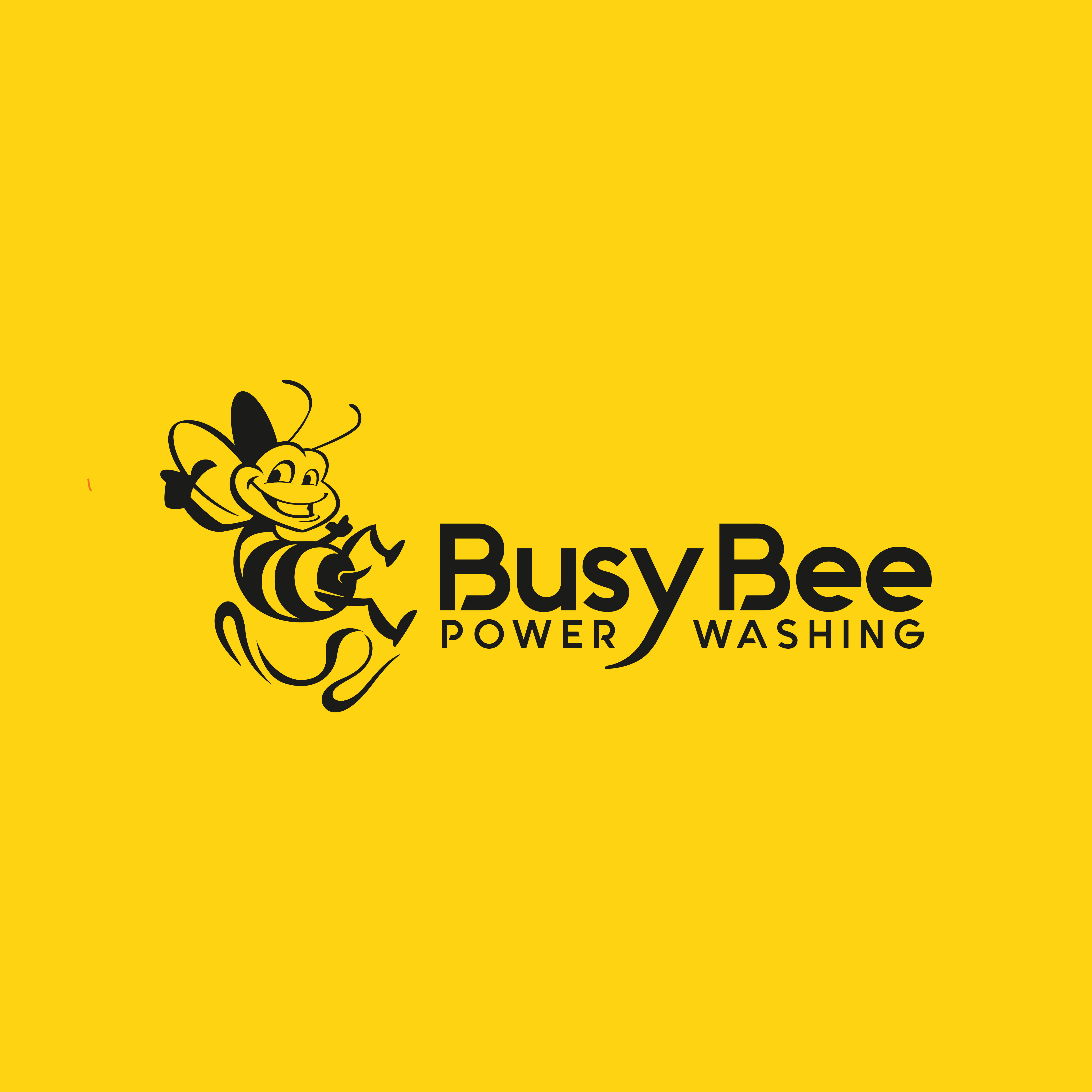 Logo Design by Dhimant Maloo for Busy Bee Power Washing | Design #35264493