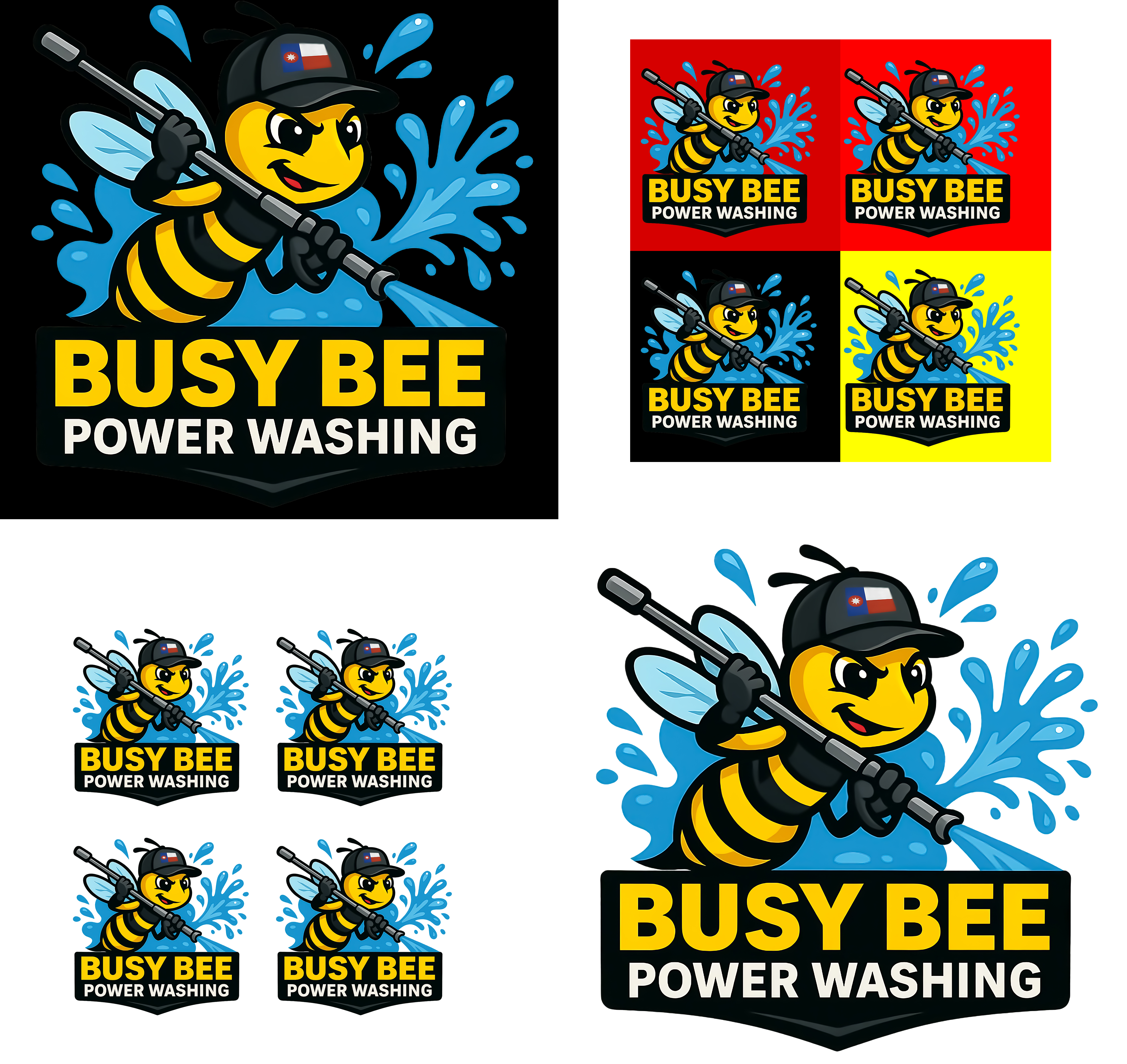 Logo-Design von shakibali für Busy Bee Power Washing | Design #35264915