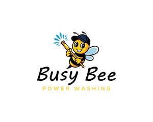 Logo Design by GraphiqueLab for Busy Bee Power Washing | Design: #35270805