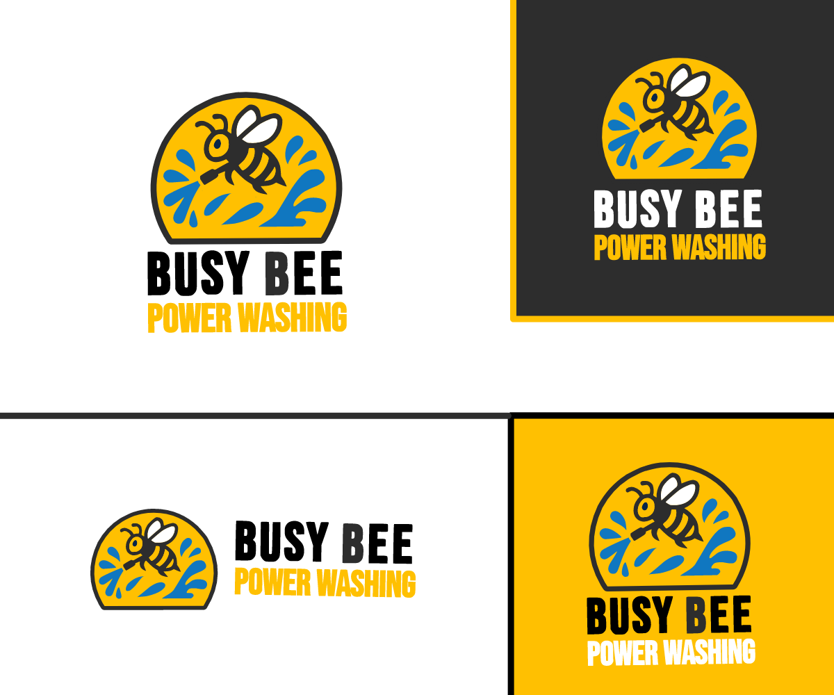 Design de Logo par Pixel Pluto pour Busy Bee Power Washing | Design #35253384