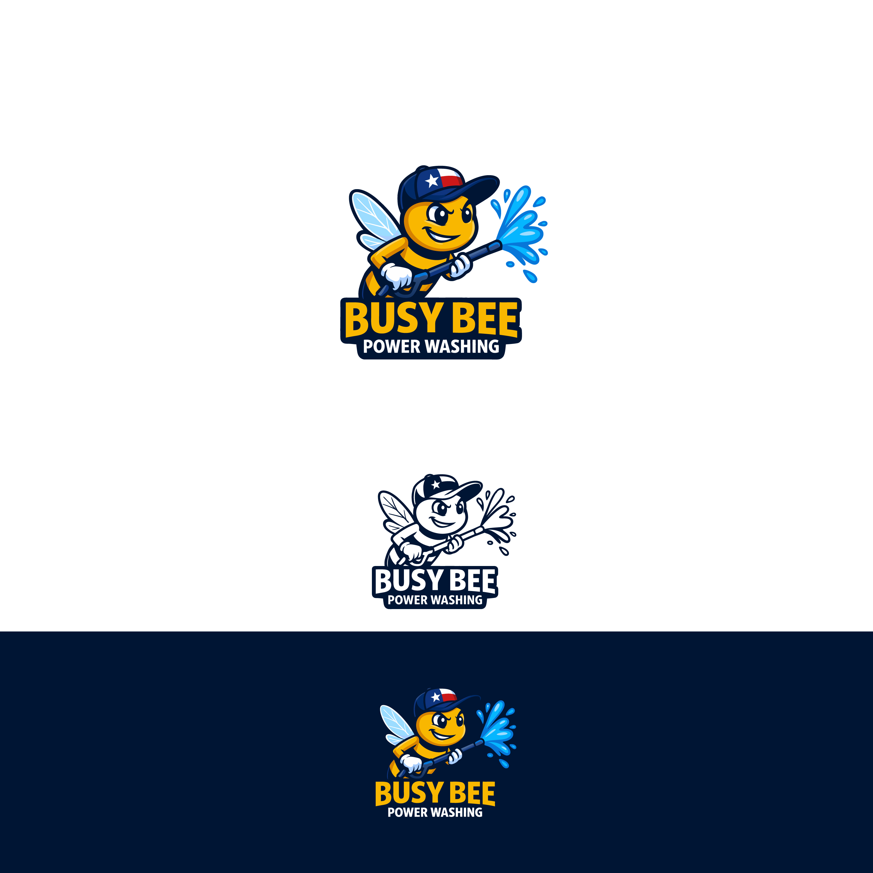 Diseño de Logo por arcoalex para Busy Bee Power Washing | Diseño #35260351