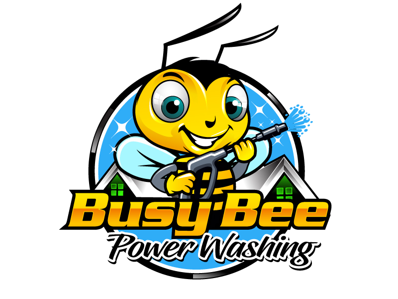 Logo Design by Dream Logo Design for Busy Bee Power Washing | Design #35258377