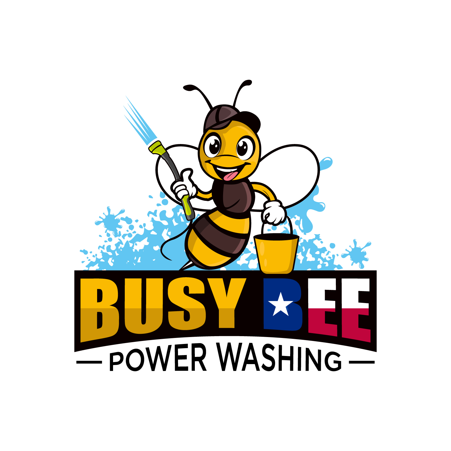 Logo Design by LAXMI DESIGNHUB for Busy Bee Power Washing | Design #35258911