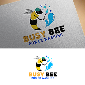 Diseño de Logo por fly  design para Busy Bee Power Washing | Diseño: #35256443
