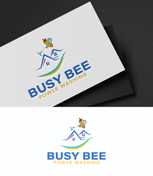 Diseño de Logo por fly  design para Busy Bee Power Washing | Diseño: #35256446