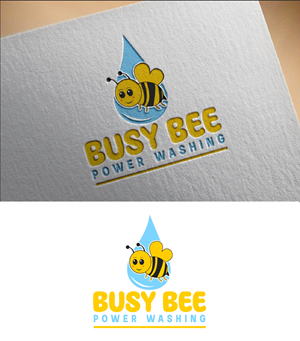 Diseño de Logo por fly  design para Busy Bee Power Washing | Diseño: #35256449