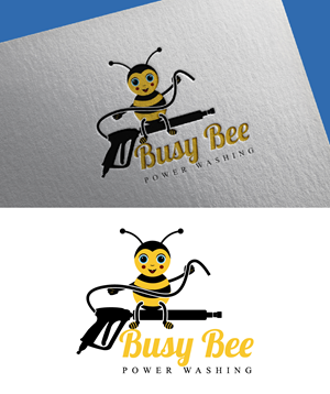 Diseño de Logo por fly  design para Busy Bee Power Washing | Diseño: #35256451