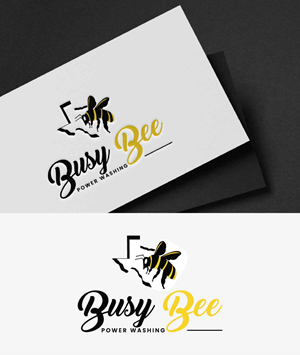 Logo Design by fly  design for Busy Bee Power Washing | Design: #35257402
