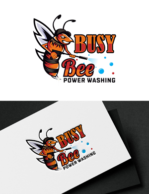 Logo Design by fly  design for Busy Bee Power Washing | Design: #35263041