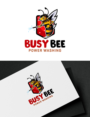 Logo Design by fly  design for Busy Bee Power Washing | Design: #35263043