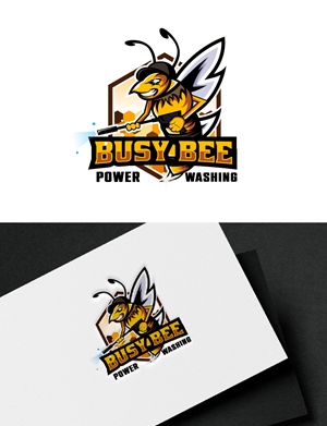 Logo Design by fly  design for Busy Bee Power Washing | Design: #35263045