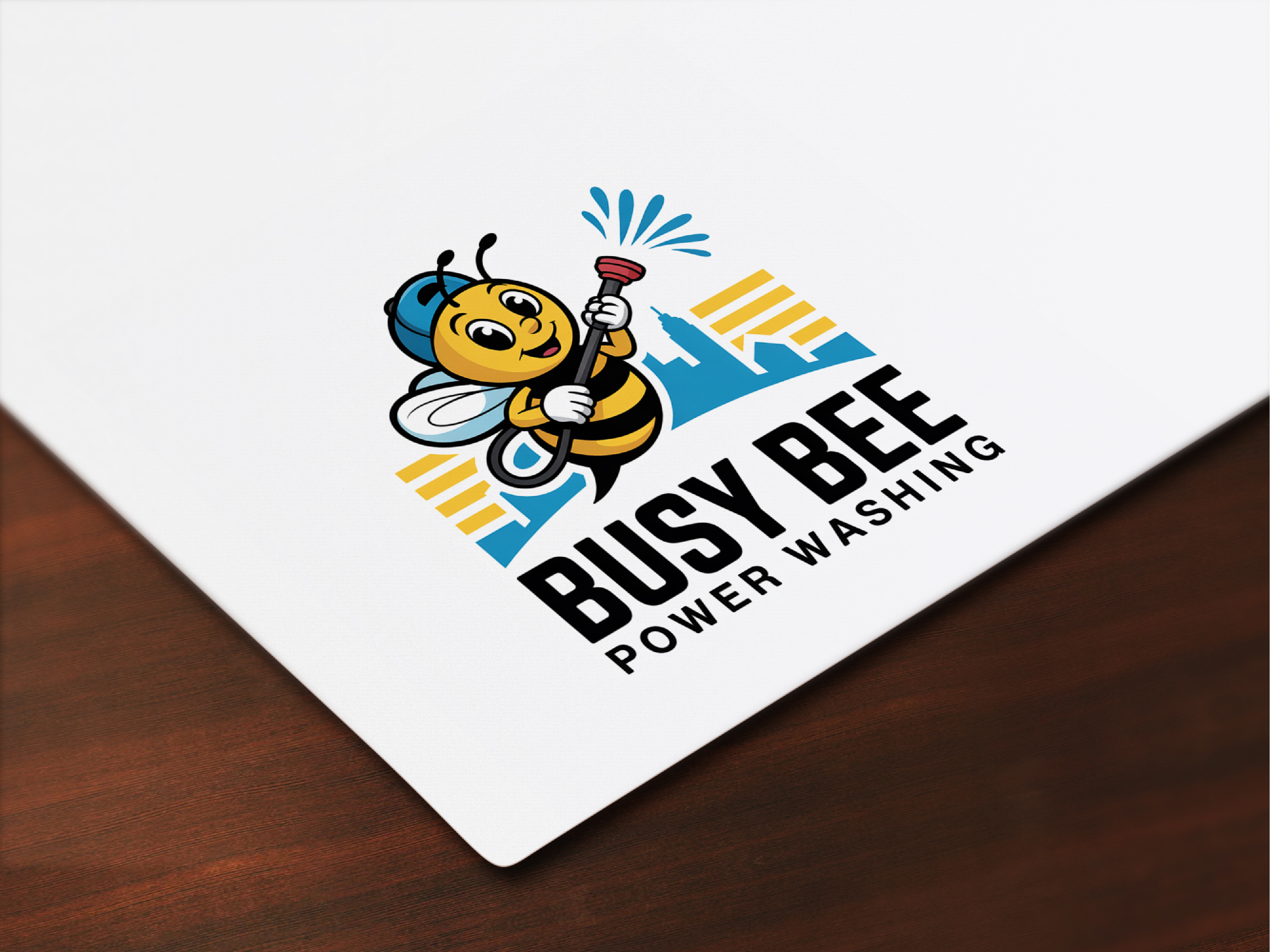 Diseño de Logo por sushsharma99 para Busy Bee Power Washing | Diseño #35252928